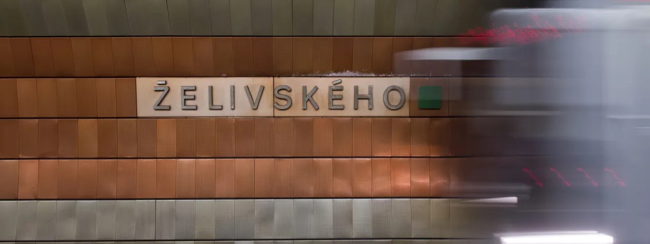 Ilustrační foto - stanice metra A Želivského